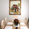 Painting on Main Dinning Room Wall - Pintura en la Pared del Comedor Principal