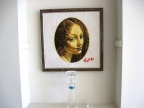 Angelic Face Painting 1 in Living Room - Cuadro 1 de Cara Angélica en la Sala