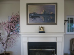 Living Room Fireplace - Chimenea de la Sala