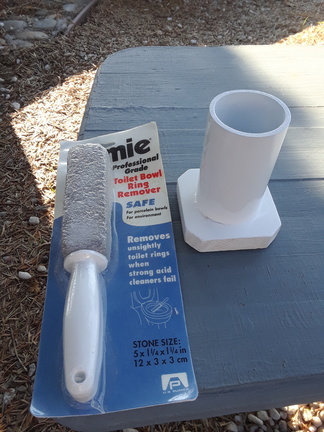 Pomace Toilet Ring Remover Holder - Envase de Piedra Pómez para Remover el Anillo del Inodoro
